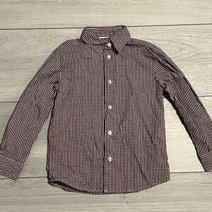 Plaid Button Down 5T long sleeve shirt